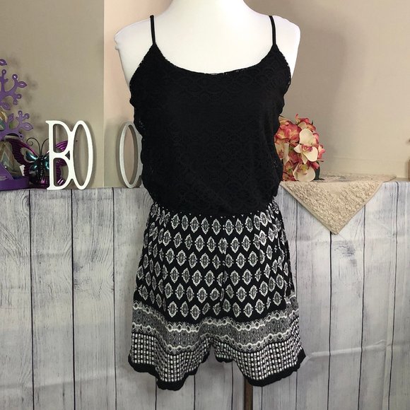 Trixxi Pants - 3 Pink Hearts sz M Trixxi Black White Romper *70S*